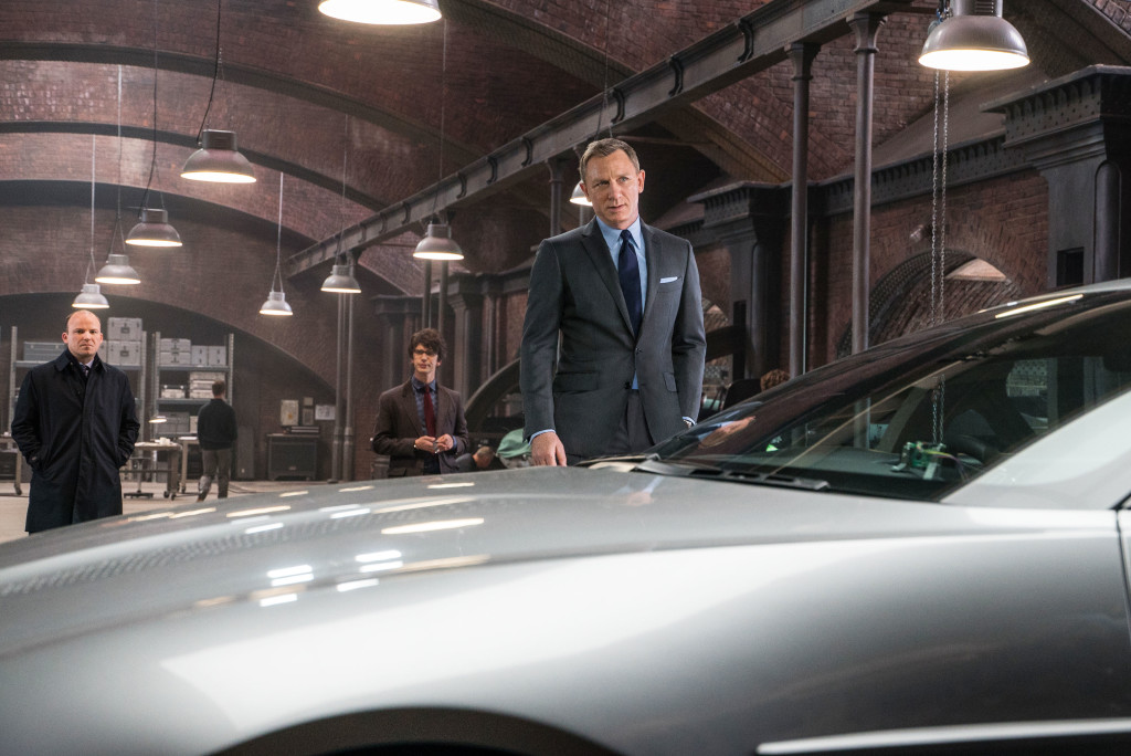 James Bond - M's workshop with Aston Martin